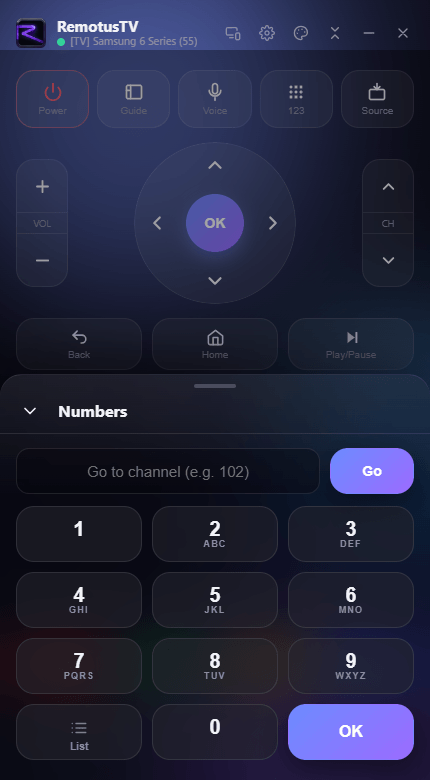 Number pad