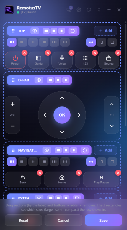 Layout editor