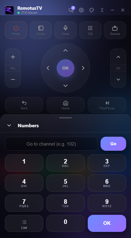 Number pad